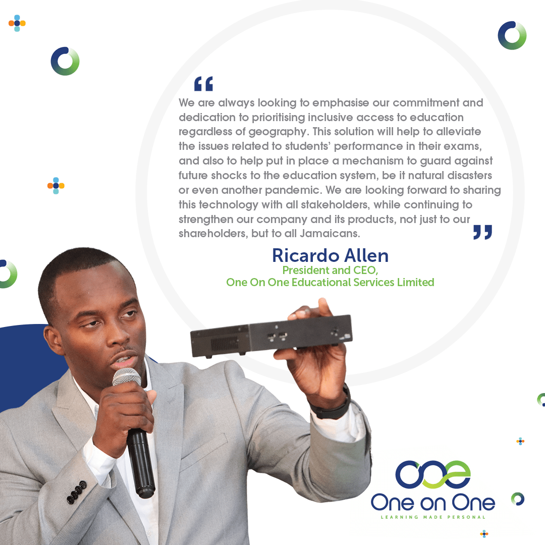 Ricardo Allen's quote about One on One's teacher shortage solution